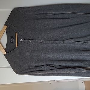Nicole Miller, size XL, gray cardigan